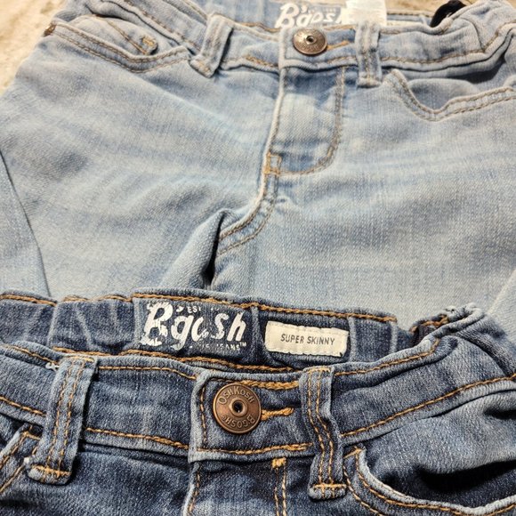 Bundle of 2 B'gosh Girl's Super Skinny Jeans - Picture 2 of 10